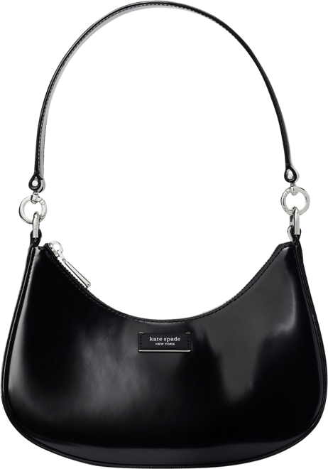 Black Patent Leather Bag - Arden Court Vintage