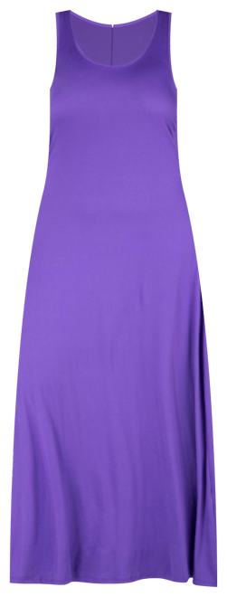 Plus Size Simple A-line Tank Maxi Dress