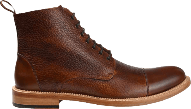 Men's Rome Full-grain Leather Cap Toe Dress Boots