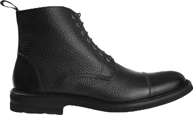 Men's Rome Full-grain Leather Cap Toe Dress Boots