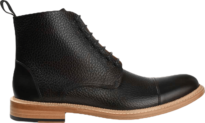 Men's Rome Full-grain Leather Cap Toe Dress Boots