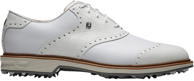 FootJoy class ホワイト　中古 FootJoy Dryjoys Premiere Series Field Golf Shoes White/Brick