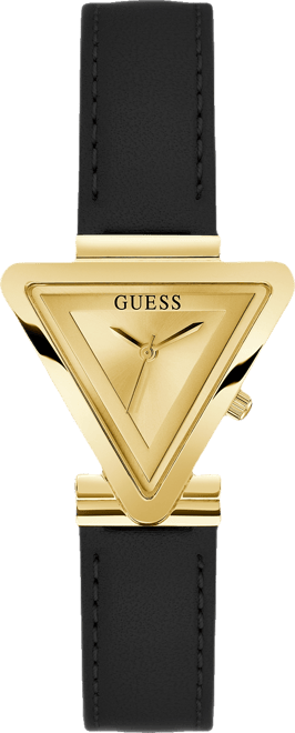 Women's Analog Black Stainless Steel Watch 34mm