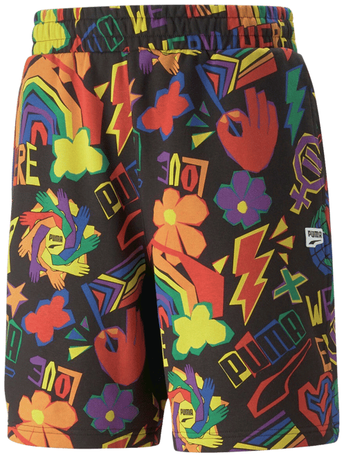 PUMA Downtown Pride We Are Everywhere Printed Shorts