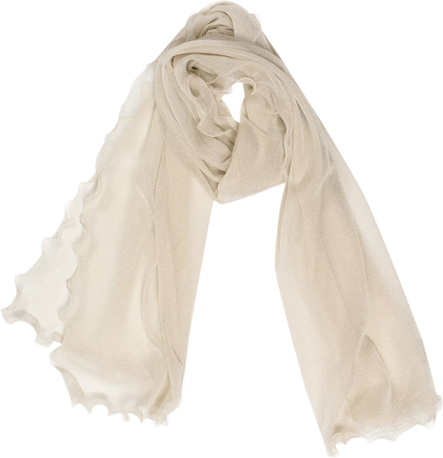 Ruffle-Edge Metallic Evening Wrap, Created for Macy's