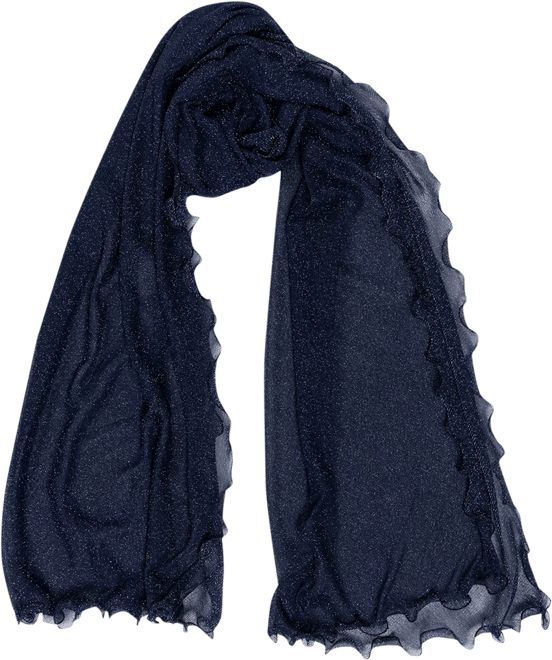 Ruffle-Edge Metallic Evening Wrap, Created for Macy's