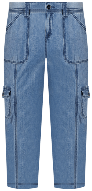 Women's Mid-Rise Cargo Capri Pants, Exclusively at Macy's