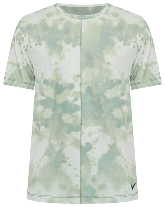 Nike Dri-FIT Men's Allover Print Short-Sleeve Yoga Top