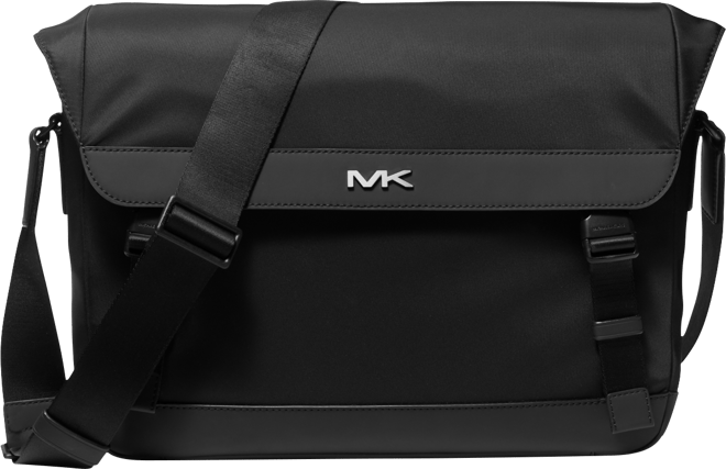 Michael Kors Men's Malone Black Logo Backpack