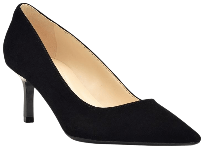 Nine west black outlet suede pumps