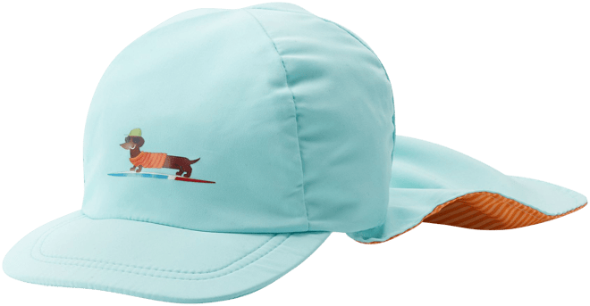 Unbranded Mens Light Blue Full Face And Neck Shade Baseball Hat