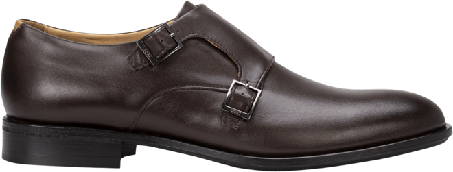 Boss by Hugo Boss Men's Colby Double-Buckle Monk Strap Dress Shoes