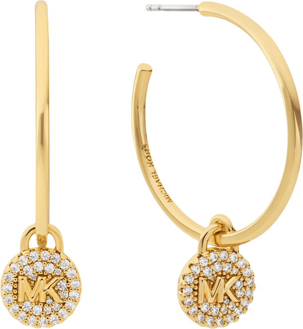 Michael kors hoop store earrings