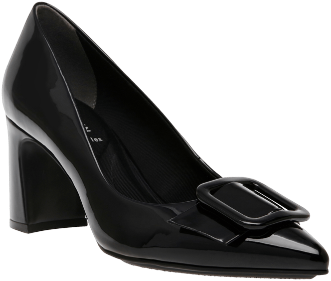 Anne Klein Women s Bentley Buckle Block Heel Pumps Macy s