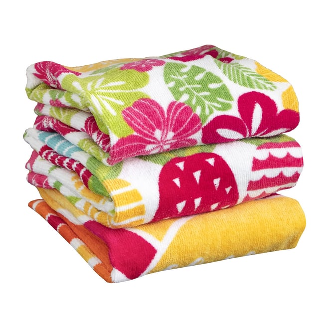 Design Imports Asst Summer Fruit Kitchen Towels - Set of 3 - 20587180