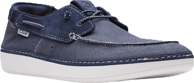 Men's Higley Tie Slip-On Canvas Boat Shoes