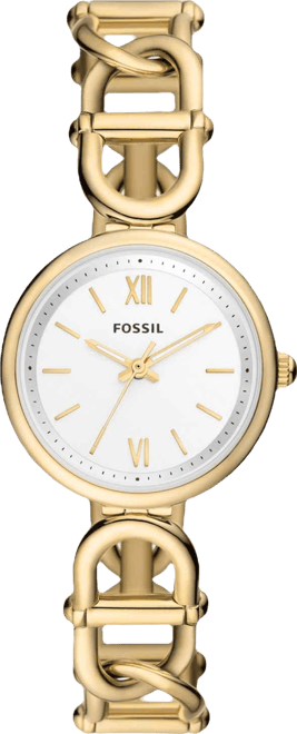 Women's Carlie Three-Hand Gold-Tone Stainless Steel Watch, 30mm