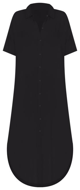 Women's Button-Down Maxi Dress Cover-Up