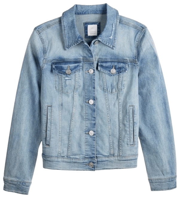 Kohls black deals jean jacket