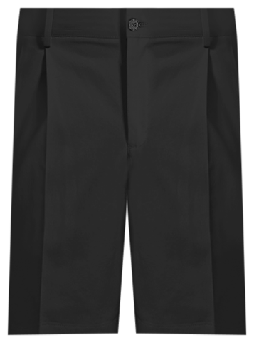 Men's No Iron 9" Comfort Waist Pleated Front Chino Short