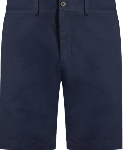 Men's No Iron 9" Plain Front Chino Short