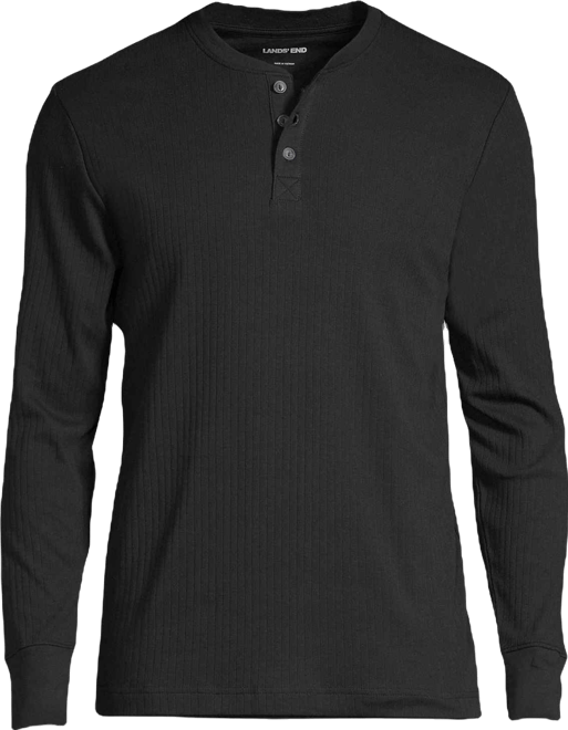 Men's Knit Rib Pajama Henley