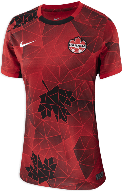 Canada 2023 Stadium Home Women's Nike Dri-FIT Soccer Jersey