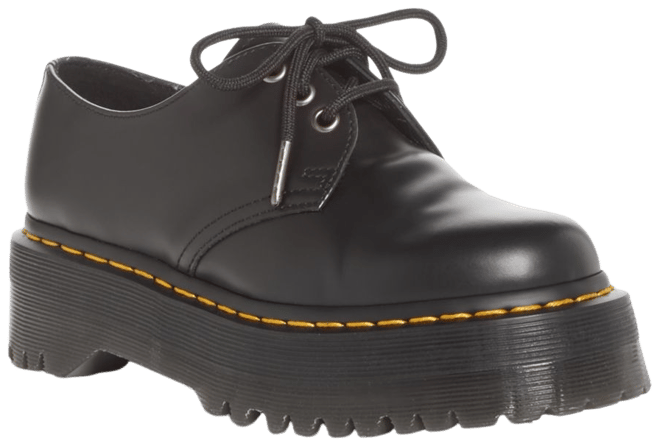 Dr. Martens Women's 1461 Quad Platform Oxfords Loafers