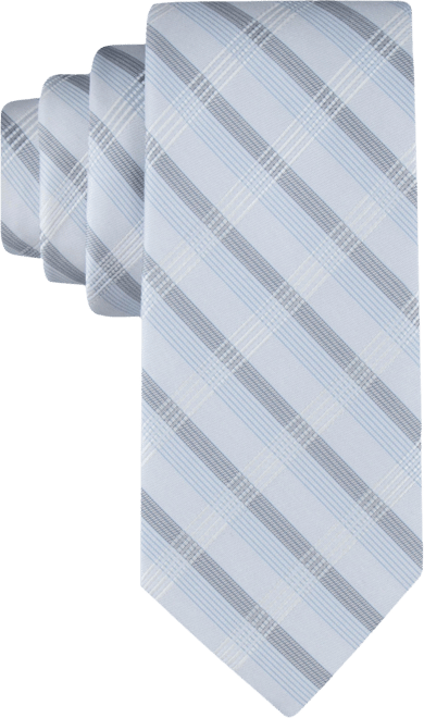 Men's Creme Plaid Tie