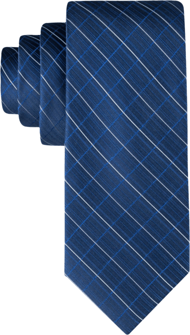 Men's Etched Windowpane Tie