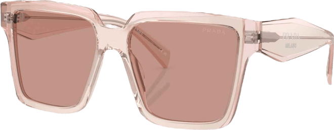 Oversized Low Bridge Women's Sunglasses, Pr 24ZSF