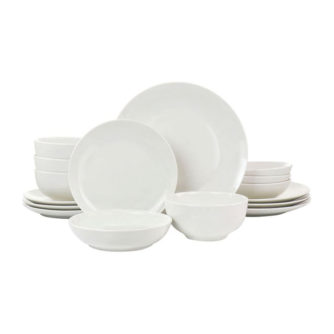 Elama Camellia 16-pc. Porcelain Dinnerware Set 975115426M, Color