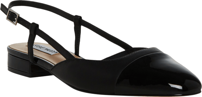 BELINDA Tan Leather Slingback Flat