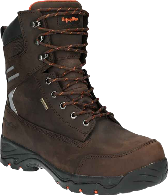 Men's Ice Viking Waterproof Insulated Work Boots Composite Toe, Anti-Slip, Cold Weather Safety Footwear