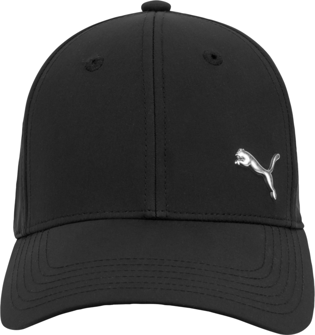 Men's Alloy Solid Color Cat Logo Stretch Fit Cap