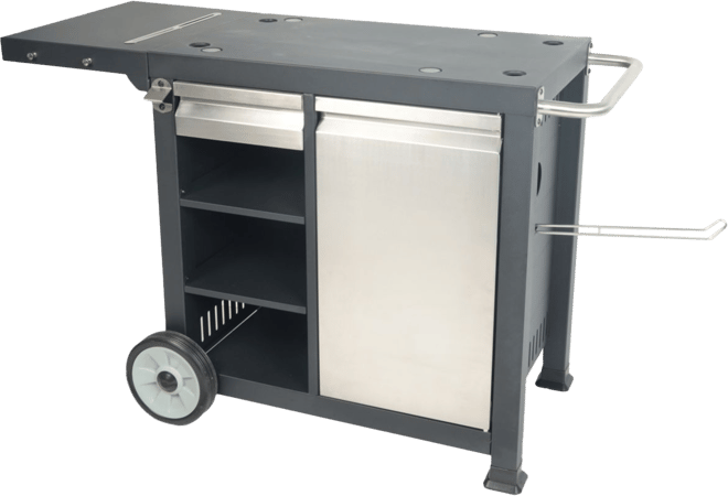 Razor Universal Rolling Prep Cart For Portable Outdoor Griddle And Grills, Black, 1 Piece - QFC