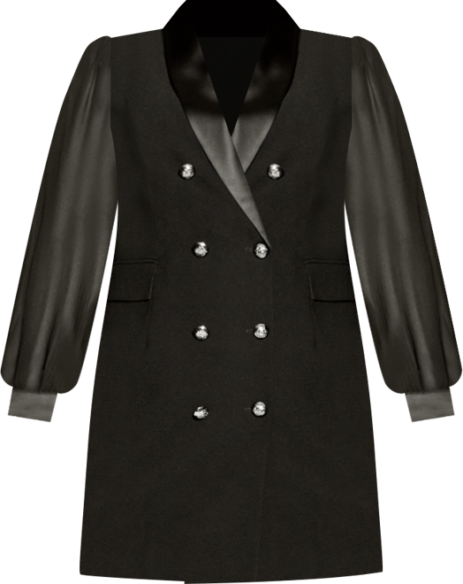 Women's Tux Seduction Mini Dress