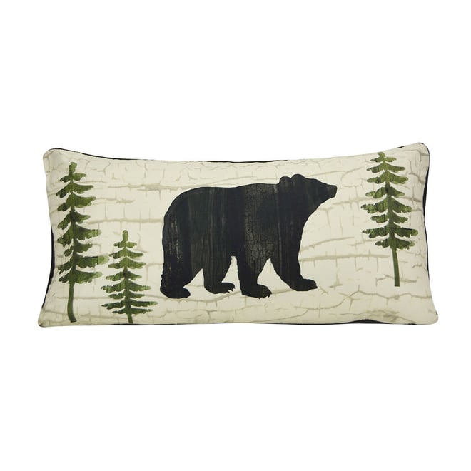 Donna Sharp Bear Walk Plaid Throw Pillow