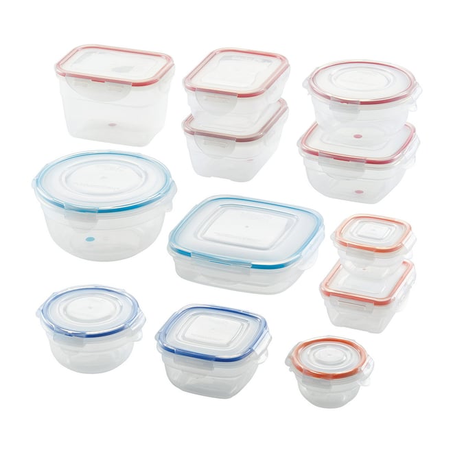 50 Meal Prep Containers 34oz 3-Compartment Reusable Plastic Food Storage Diet
