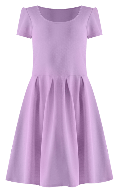 24seven Comfort Apparel Womens Scoop Neck Short Sleeve Fit + Flare Dress -  JCPenney