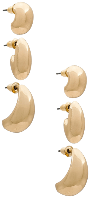 Teardrop Hoop Set