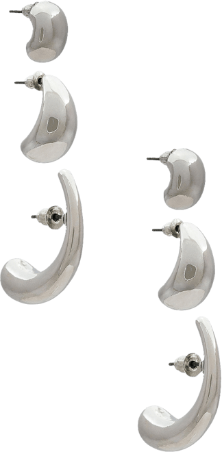 Teardrop Hoop Set