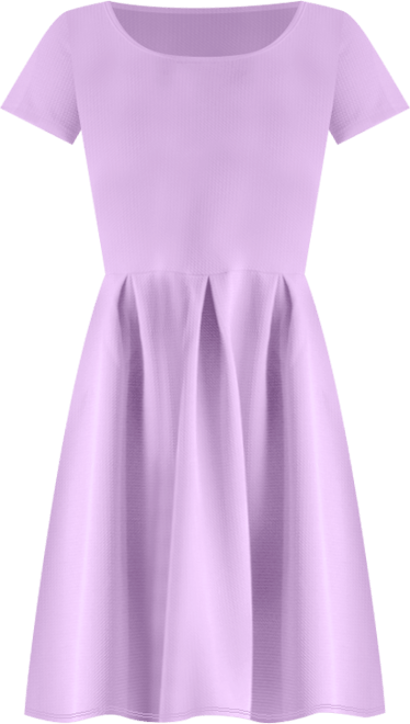 Women's Scoop Neck Knee Length with Pocket Dress