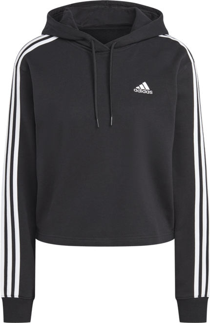 Adidas damen clearance cropped hoodie