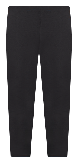 Hanes Women`s Stretch Jersey Capri, XL, Black 