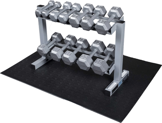 Hex Professional Tray Dumbbell Rack