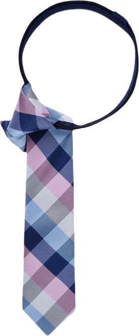 Big Boys All-Over Buffalo Grid Zipper Tie