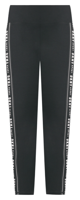 DKNY Sport Black Logo 7/8 Leggings Women's Size Medium - beyond