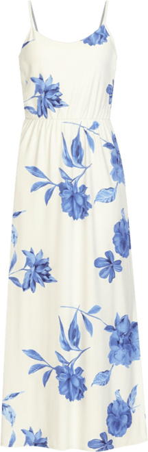 Women's Floral Strap Maxi Dress