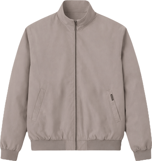 Men's Big & Tall Lightweight Full-Zip Bomber Jacket